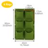 2/4/9 Pockets Vertical Garden Grow Bags Plant Wall Hanging Planting Pots Grow Planter Vegetable Gardening Supplies