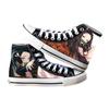 Anime Shoes Ghost Slayer Tanjiro Sneakers Casual Shoes For Men Women Canvas Shoes