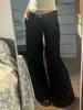 Y2k Vintage Baggy Black Suit Pants Woman Korean Style Harajuku Japanese Trousers Streetwear Gyaru Oversize Slacks Summer