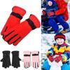 Non-slip Ski Gloves Waterproof Warm Gloves Adult Mitten Children Kids