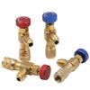 Liquid Safety Valve R410A R22 Air Conditioning Refrigerant 1/4 "Safety Adapter Air Conditioning Repair And Fluoride