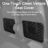 Car Seat Back Protector Cover with Storage Bag Universal Easy Install Dirt-Resistant Faux Leather Easy Clean Protective Case