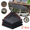 Black Shade Cloth Sunblock Mesh Cover With Grommets Taped Edge Sunblock Shade Cloth Anti-UV Sunshade Net For Garden Patio Canopy