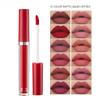 12 Colors Matte Lipgloss  Liquid Lipstick Makeup Lip Color Long Lasting Sexy Red Pink Nude Lip Gloss Bulk