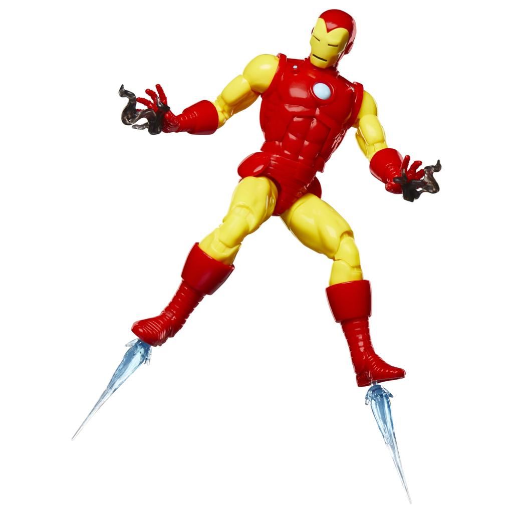 Hasbro MARVEL Marvel Legends Series Iron Avengers Retro Marvel Comics Secret Wars Collectible 6 Inch Action Figure Shield Included G0780 Genuine