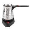 Electric Turkish Coffee Maker with Anti Scald Handle 500ML Capacity 600W Fast Heating Stainless