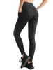 Yvette Yoga Pants with and Mesh Cropped Perfect for and Sports Size Black Women's High-Waisted Pockets, Compression, Fabric, Moisture-Wicking,