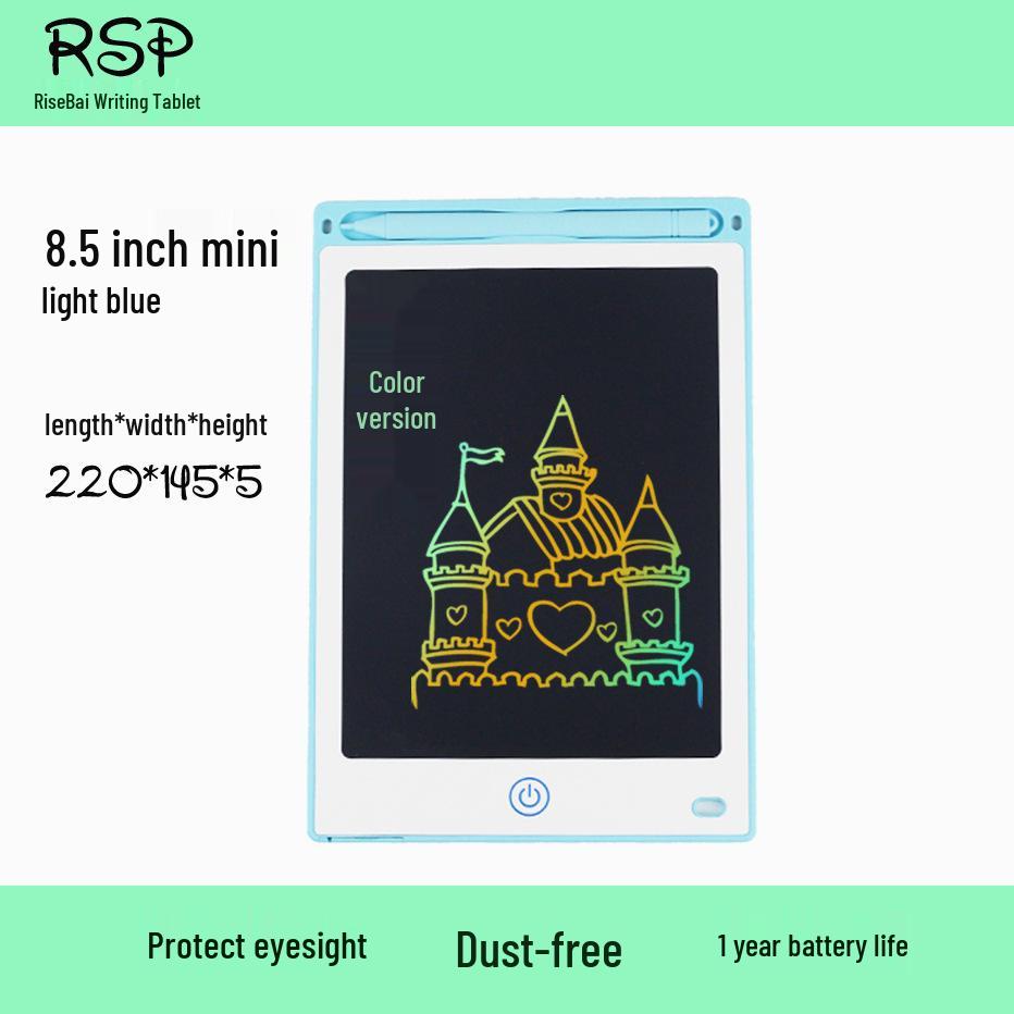 8.5, 10, 12-Inch LCD White Drawing Board for Kids - Educational Handwriting Blackboard Toy