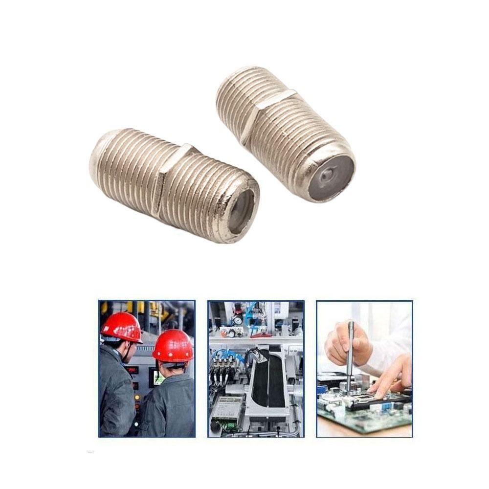 Female To Female F Type Coupler Adapter F Two-way Extension Cable TV Cable Connector