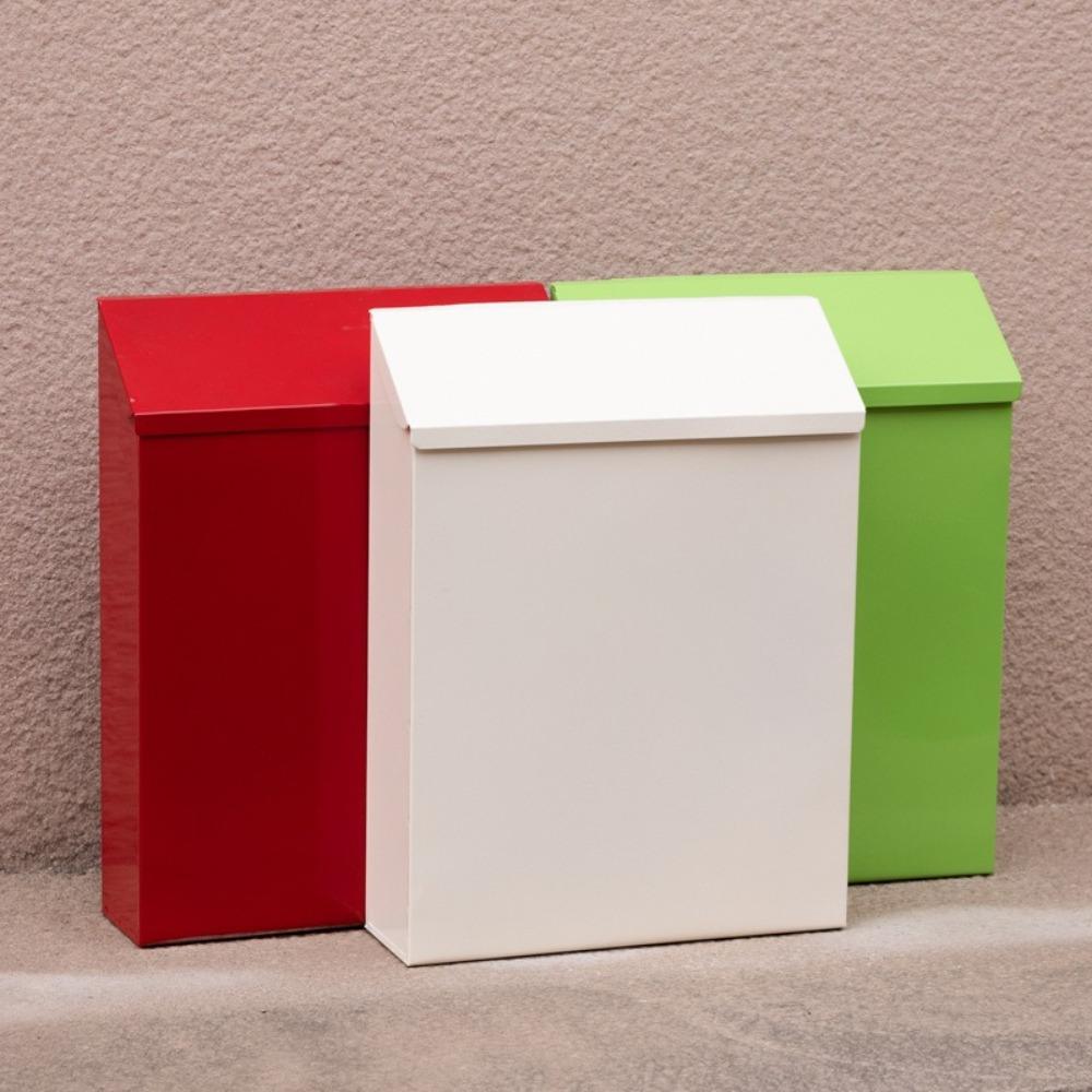 Metal Mailbox Letter Box Wall Mounted Mailbox Versatile Drop Box  for Outside House
