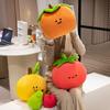 Cute Fruit Tomato Apple Pear Orange Persimmon Stuffed Toy Filled Doll Fruit Cushion Pillow Soft Plush Baby Girl Birthday Gift