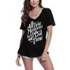 Women's V-Neck T-Shirt All Those Memories Will Be Lost - Slogan Graphic Tee