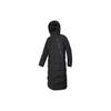 Fila Solid Color Hooded Long Fitness Down Jacket Men Outerwear Deep-Black A11M341906F-BK