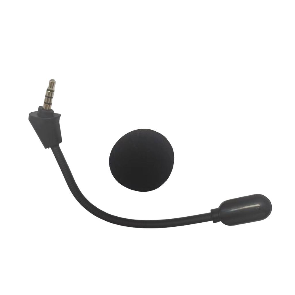Replacement for HyperX Cloud II Wireless Headset 3.5mm Detachable Unidirectional Game Boom Microphones