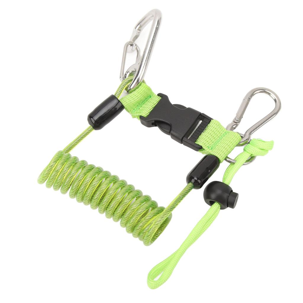 Diving Hook Rope Stainless Steel Flexible Anti Lost Diving Camera Rope Diving Reef Hook Spring Rope