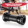 Lixada MTB Mountain Bike Bicycle Cycling Thread Type Bottom Bracket Aluminum Alloy 68mm/73mm BB Crank