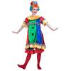 Women's Circus Clown Costume Ladies Fancy Dress Cosplay Halloween Party Outfit for Adult