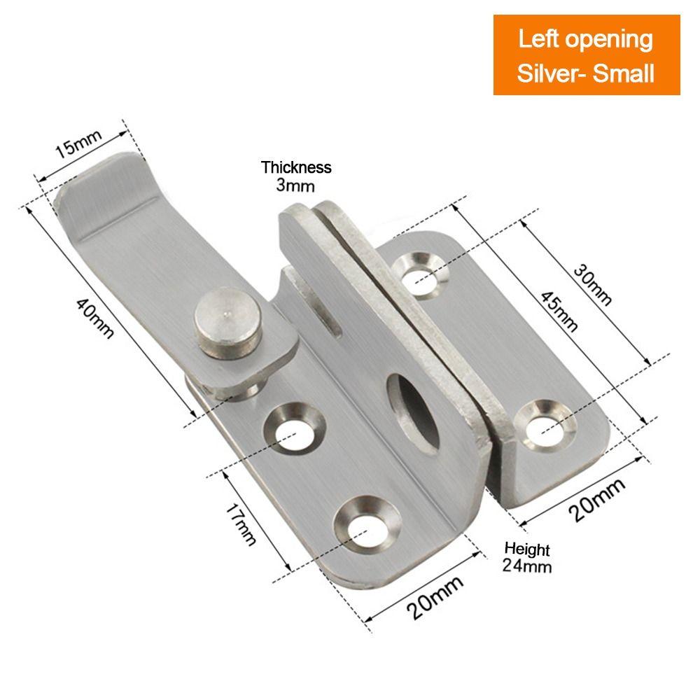 Anti-theft Sliding Door Lock Bolts Padlock Clasp Gate Safety Lock Useful Door Latch Home Hardware