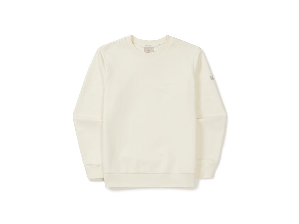 Snow Peak Land Sweatshirt Size S Women's GS-S25FWFHT61, Top, Sweatshirt, Men's/Women's, Cream,