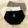 New Girls' Teddy Bear Thin Ice Silk Underwear Panties Seamless Breathable Knickers Women's Cotton Crotch Triangle Underwear Briefs Underpants