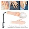 Silicone Practice Hand for Acrylic Nails Realistic Flexible Mannequin Hand Nail Art Practice Hand for Bracelets Rings Display