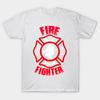 T Shirt Women Firefighter Harajuku Print Kawaii Tshirt Summer Short Sleeve Female T-Shirt Top Tee