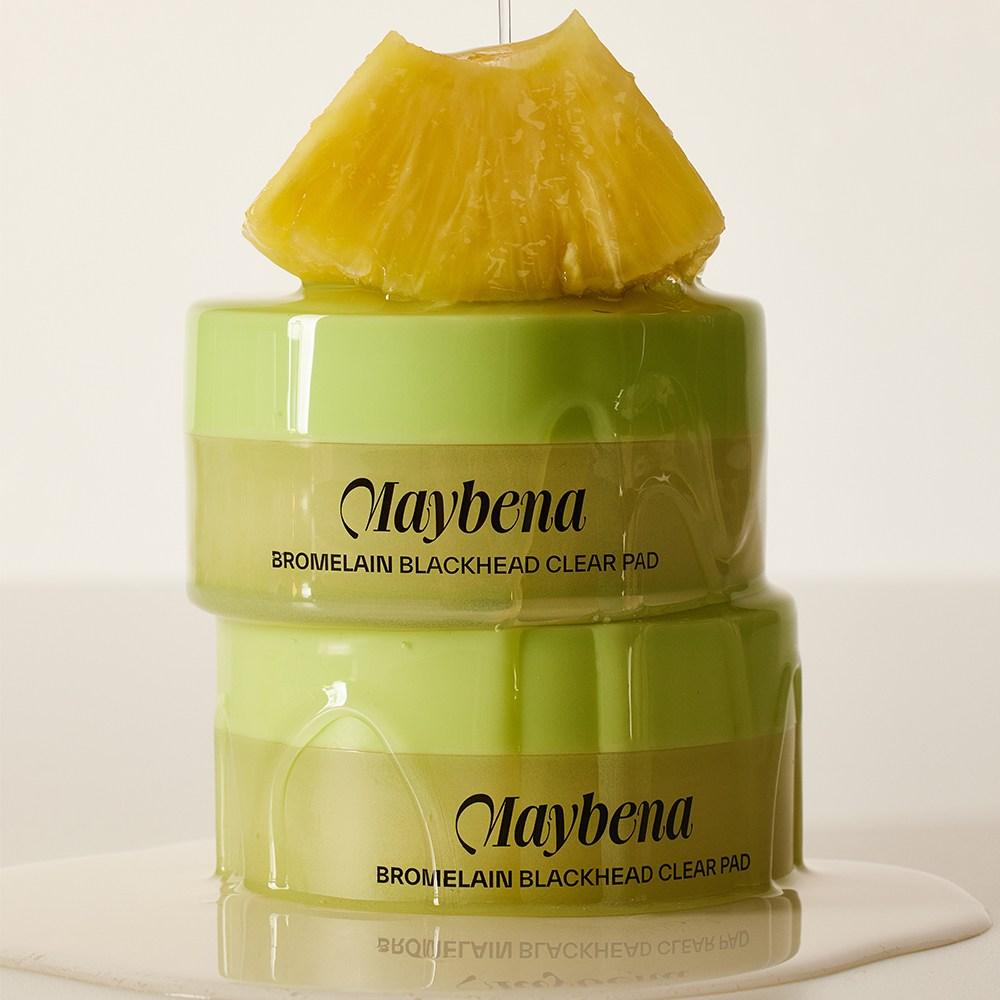 Maybena Bromelain Blackhead Clear Pad, 30 Sheets, 1 Pack