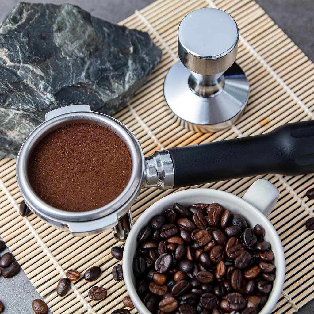 Uxcell 1pc 58mm Coffee Filter Stainless Steel Reusable Espresso Coffee Machine Bowl Basket Replacement Basket, 2-Cup