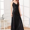 Silk Sling Lace Nightdress Women Pajamas Solid Korean Elegant V Neck Classic Basic Summer Comfortable Homewear Chic