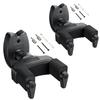Guitar Hanger Wall Mount Automatic Locking Guitar Hook with Screws High Strength Guitar Holder Suitable for Black Bass/Electric Guitar/Mandolin