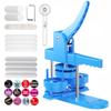 Badge Maker with 400 Badge and 58mm Bases DIY Badge Machine with 400 Badge Compact and DIY Handmade Gift Materials, 25mm, 32mm, (3 Sizes), Materials,