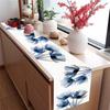 Table Runner Wear Exquisite Pattern Resistant Super Soft Extra Long Flower Print Dinning