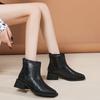 Fashion Women's Ankle Boots Chelsea Booties Elegant with Medium Heels Sexy Female Short Shoes Spring 2024 Autumn New In Designer Luxury