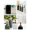Stylish Lotion Bottle Ceramic Hand Sanitizer Bottle Press Dispenser Rust Free Shampoo Shower Gel Press Bottle