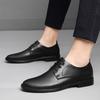 Luxury Brand Male Formal Dress Shoes Leather Man Dress Shoes High Quality Oxfords Footwear Lace Up Mens Casual Business Shoes