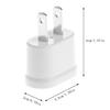 EU Female To US Male AC Power Plug Converter Worldwide Travel Charger Adapter