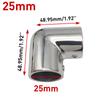 2PCS 22/25/30/32mm 2 Way Boat Hand Rail Fitting 316 Stainless Steel 90 Degree Elbow Pipe Connector for Marine Yacht Boat Accessories
