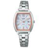 [Seiko Watch] Angène Solar Watch with Diamond AHJD437 Women's Silver