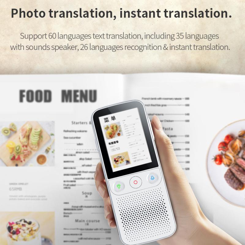 T10 Pro 138 Language Translator Smart Translator Offline In Real Time Smart Voice Translator Portable Traduttore Offline