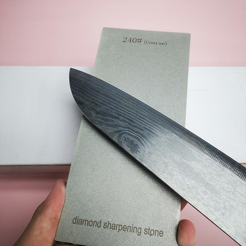 Double Side Diamond Sharpening Stone Knife Sharpener Grit 180-1500# Grindstone Diamond Tools Fine Grinding Whetstone 170*75MM