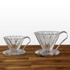 Sanyo Sangyo CAFEC Tritan Flower Dripper CUP4 for 2~4 Cups Clear TFD-4