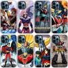UFO Robot Grendizer Phone Case For Apple iPhone 14 13 12 Mini 11 Pro Max 7 8 XR X XS 7 8 Plus SE 2020 2022 Black Cover
