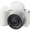 Sony Vlog Camera Interchangeable Lens VLOGCAM Mirrorless Single Lens Camera Power Zoom Lens Kit Windscreen Included White WQ APS-C ZV-E10M2 (Included