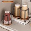 Solid Wood Disposable Cup Holder High-grade Paper Cup Holder Office Paper Cup Remover Storage Rack