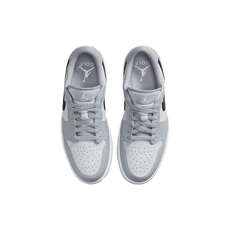 Air Jordan 1 Low Golf Wolf Grey Unisex Sneakers Photon-Dust White Black DD9315-002