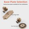 Gold Round Brass Cabinet Pull Nordic Cabinet Door Handle Wardrobe Pulls  Drawer Cabinet