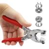 5-Prong Snap Button Pliers - Metal Tool Kit for Installing Snap Buttons On Clothes, Bags & DIY Projects