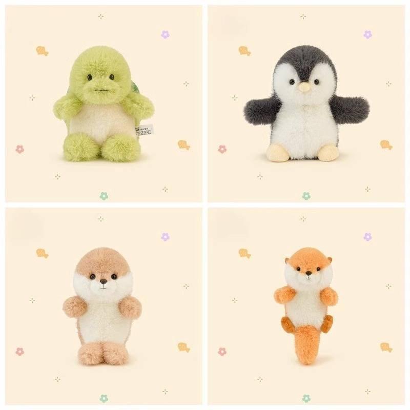 Otter Seal Penguin Turtle Plush Toy Cartoon Stuffed Animal Pendants Kids Gift