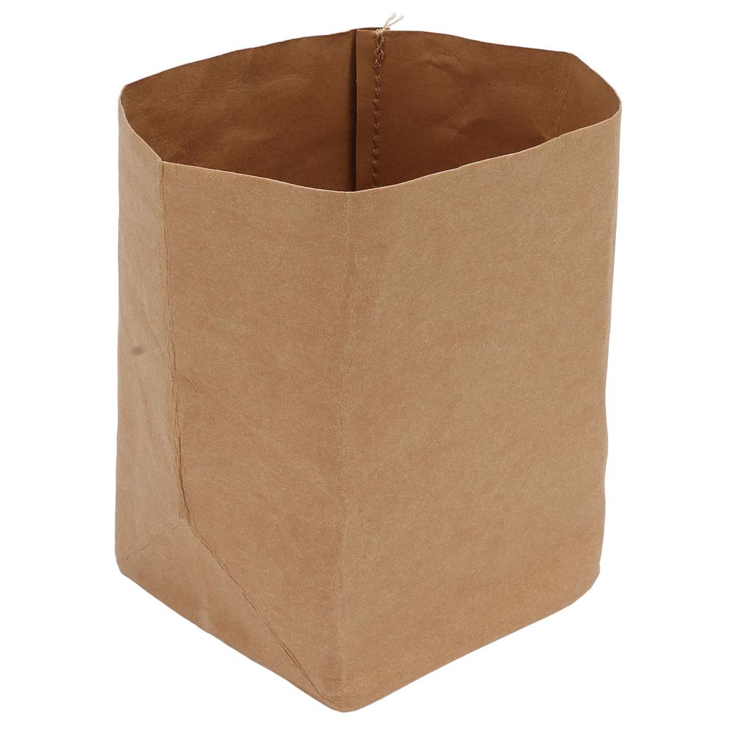 Washed Kraft Paper Bag Waterproof Flowerpot Food Storage Bag for Holding Food Fruits Vegetables