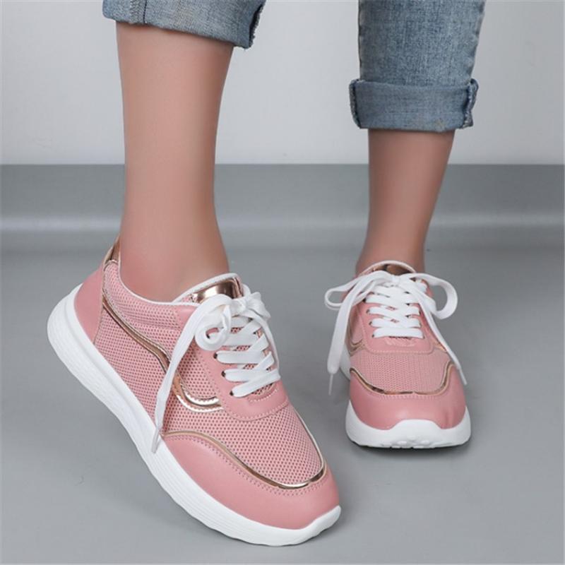 2024 Women's Vulcanize Shoes Autumn Footwear Wedges Sneakers Sequins Shake Shoes Fashion Sport Shoes of Women Zapatillas Mujer